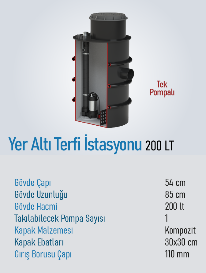 200 LT Terfi İstasyonu