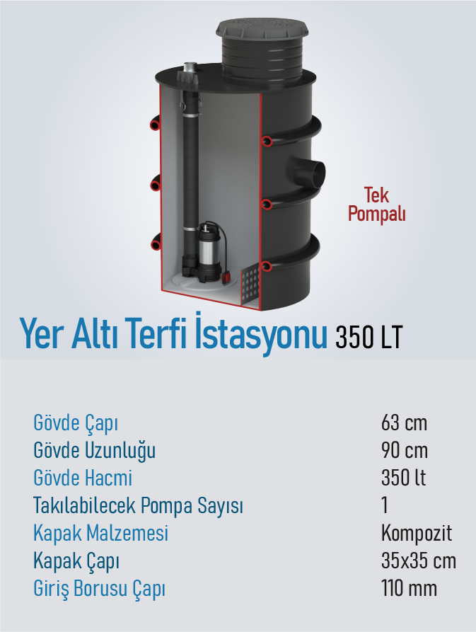 350 LT Terfi İstasyonu