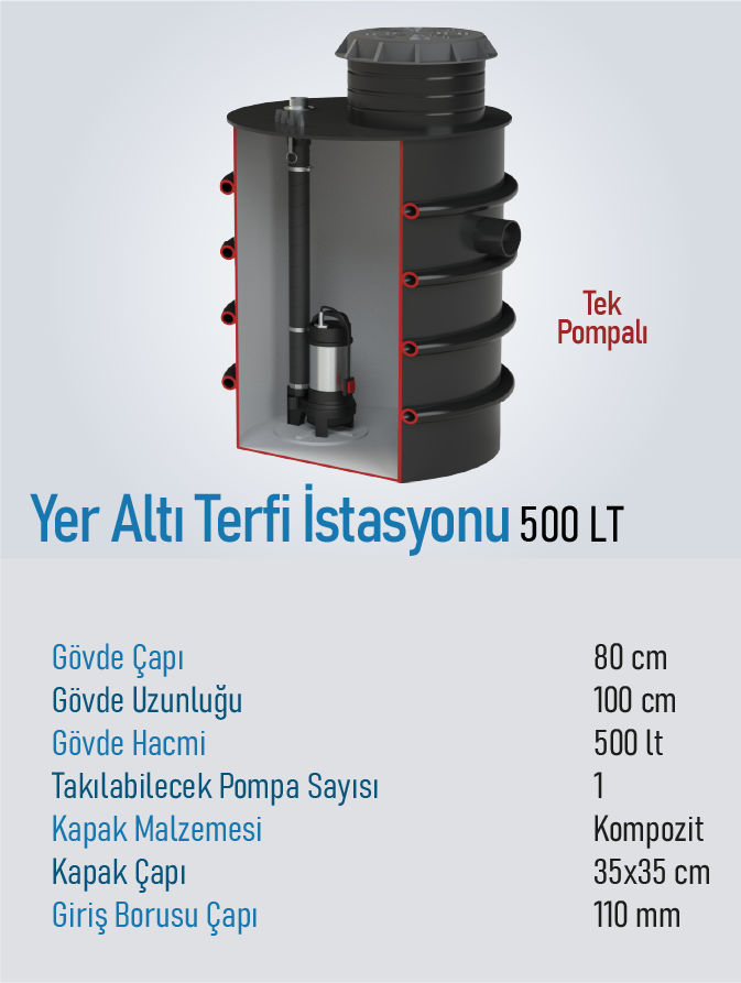 500 LT Terfi İstasyonu