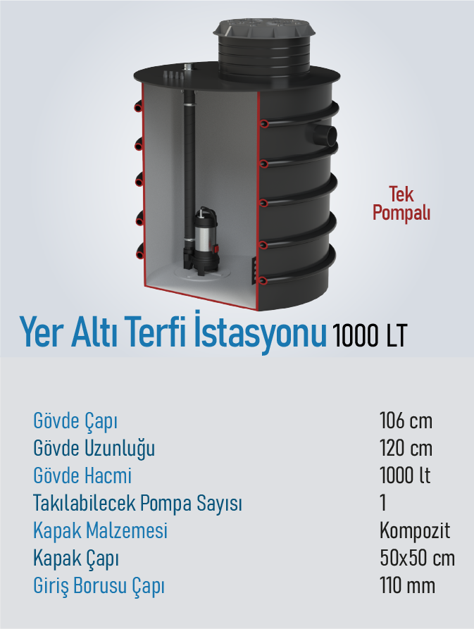 1000 LT Terfi İstasyonu